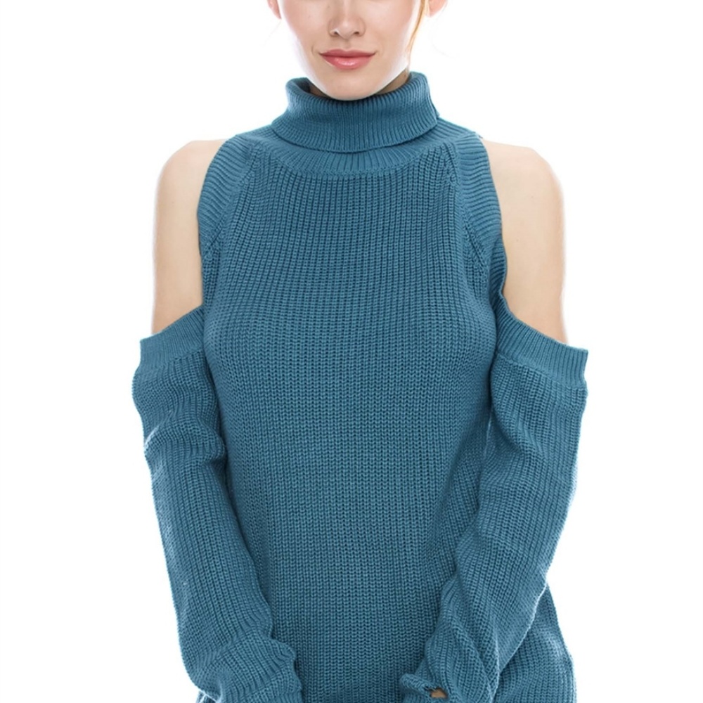 Cold Shoulder Sweater